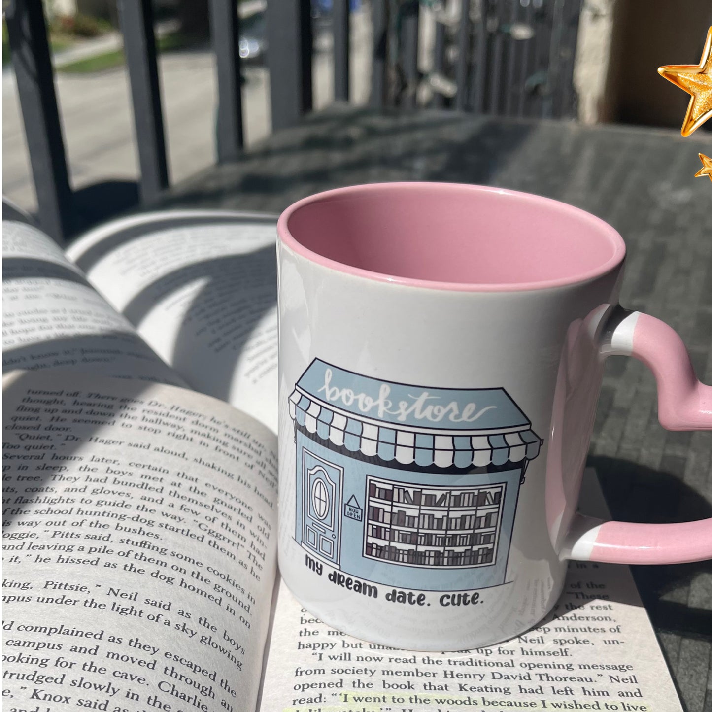 Bookstore dream date mug