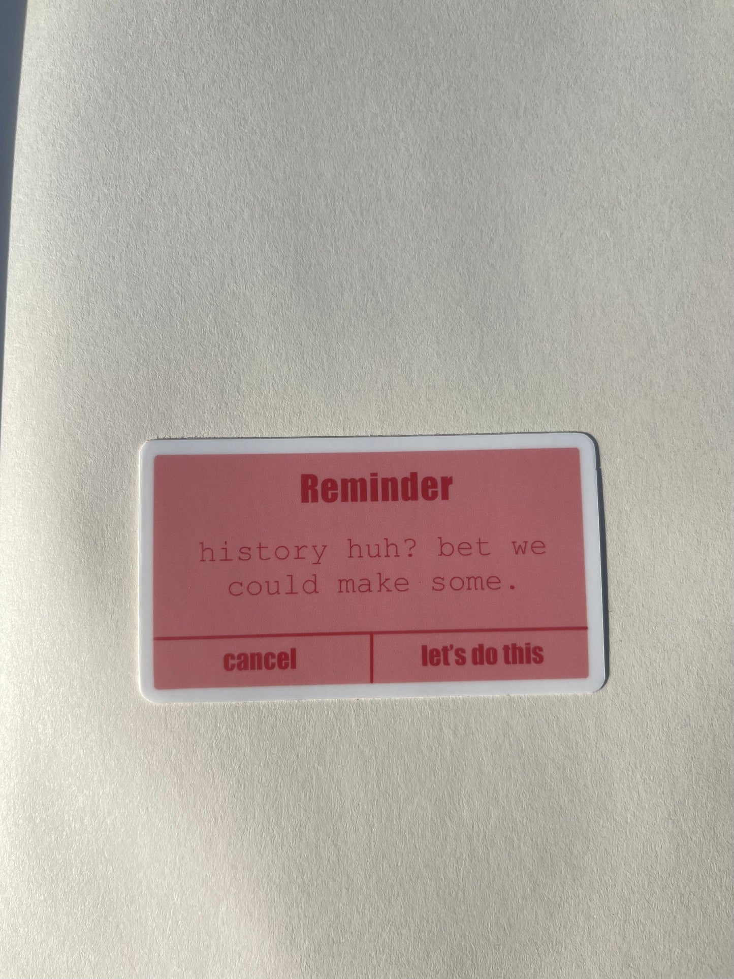 Red White and Royal Blue sticker