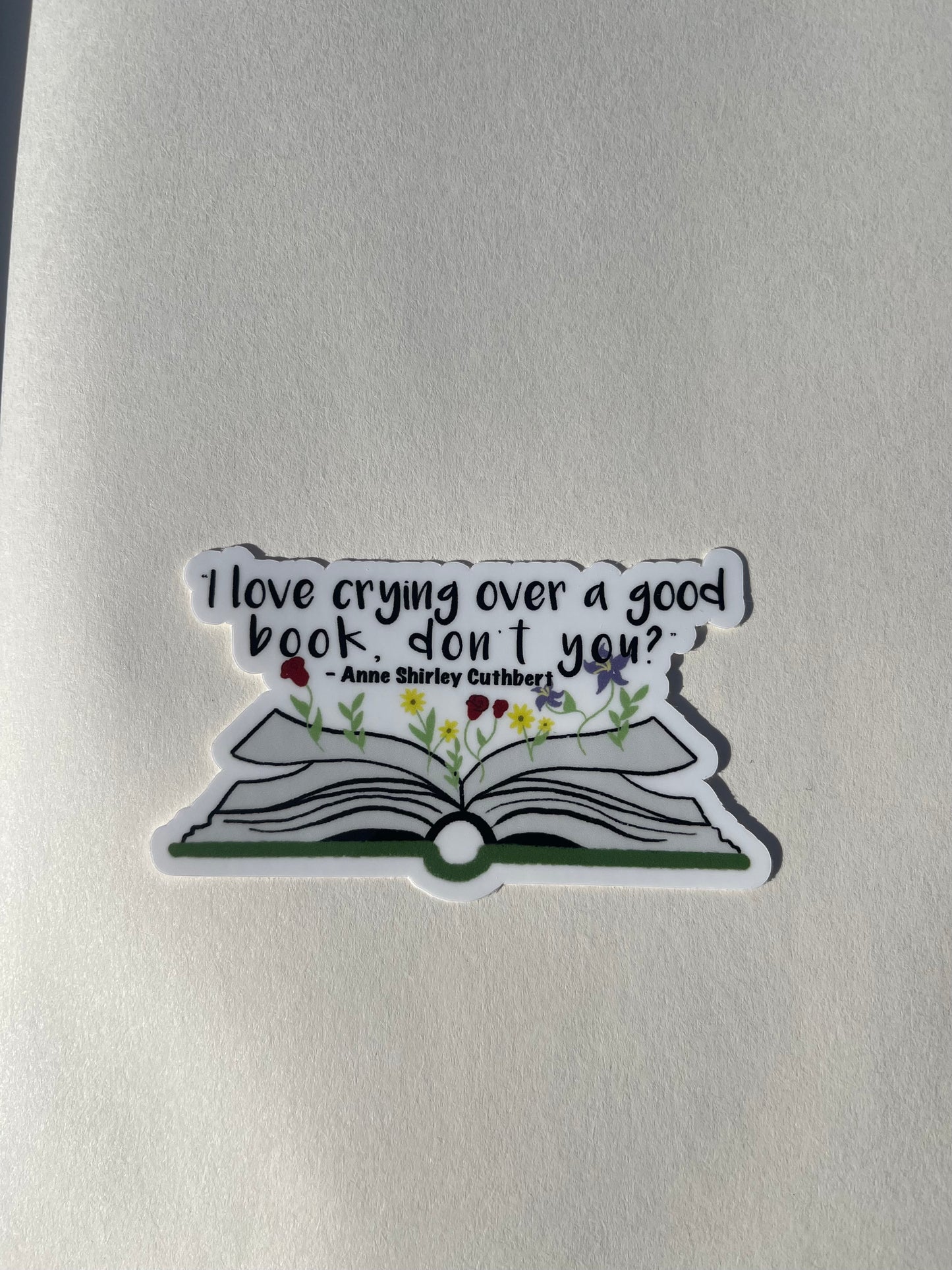 Anne with an E sticker