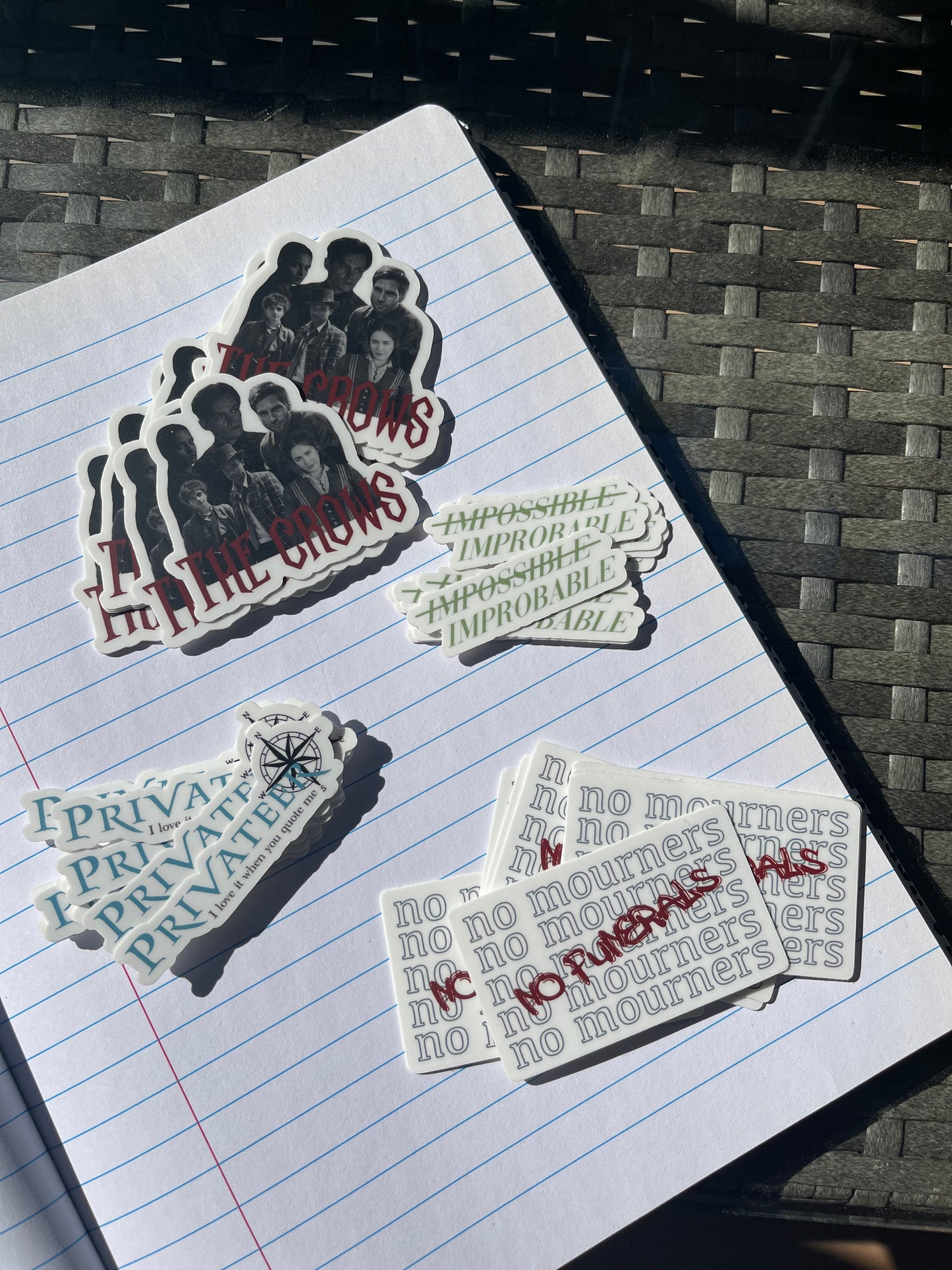 Grishaverse stickers