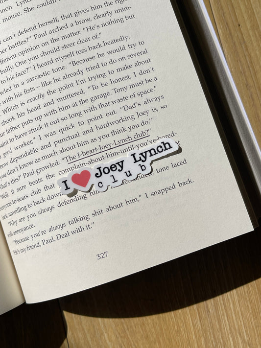 Joey Lynch club sticker