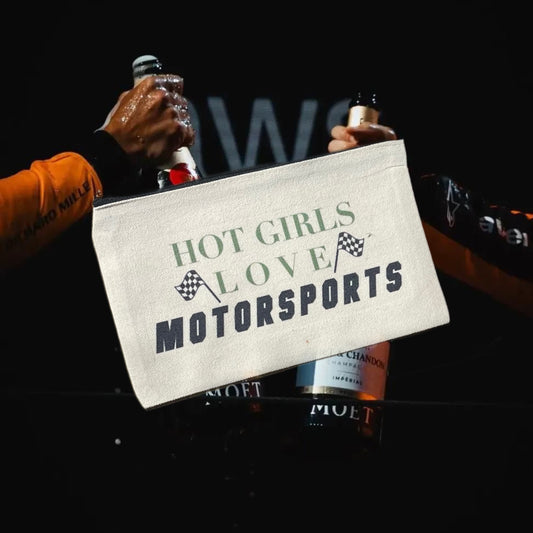 Hot Girls Love Motorsports pouch