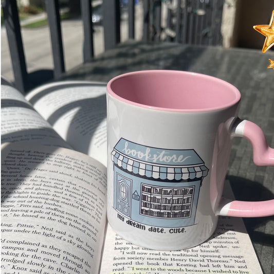 Bookstore dream date mug