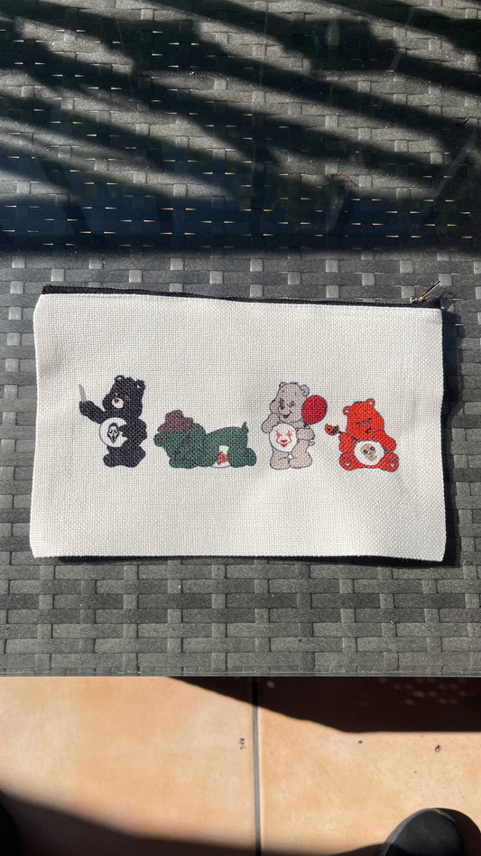 Horror Carebears pouch