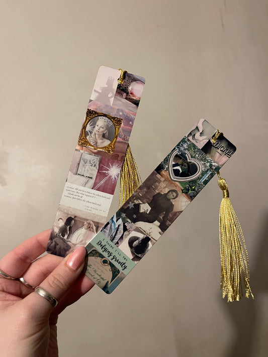 Wicked double sided bookmark