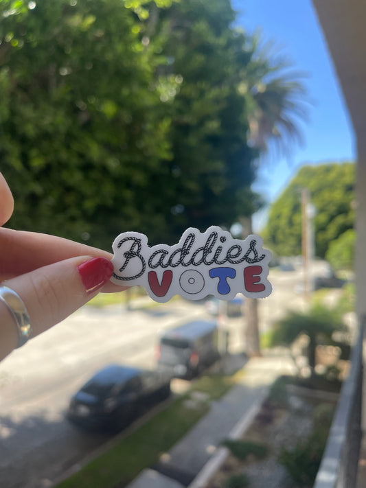 Baddies Vote sticker