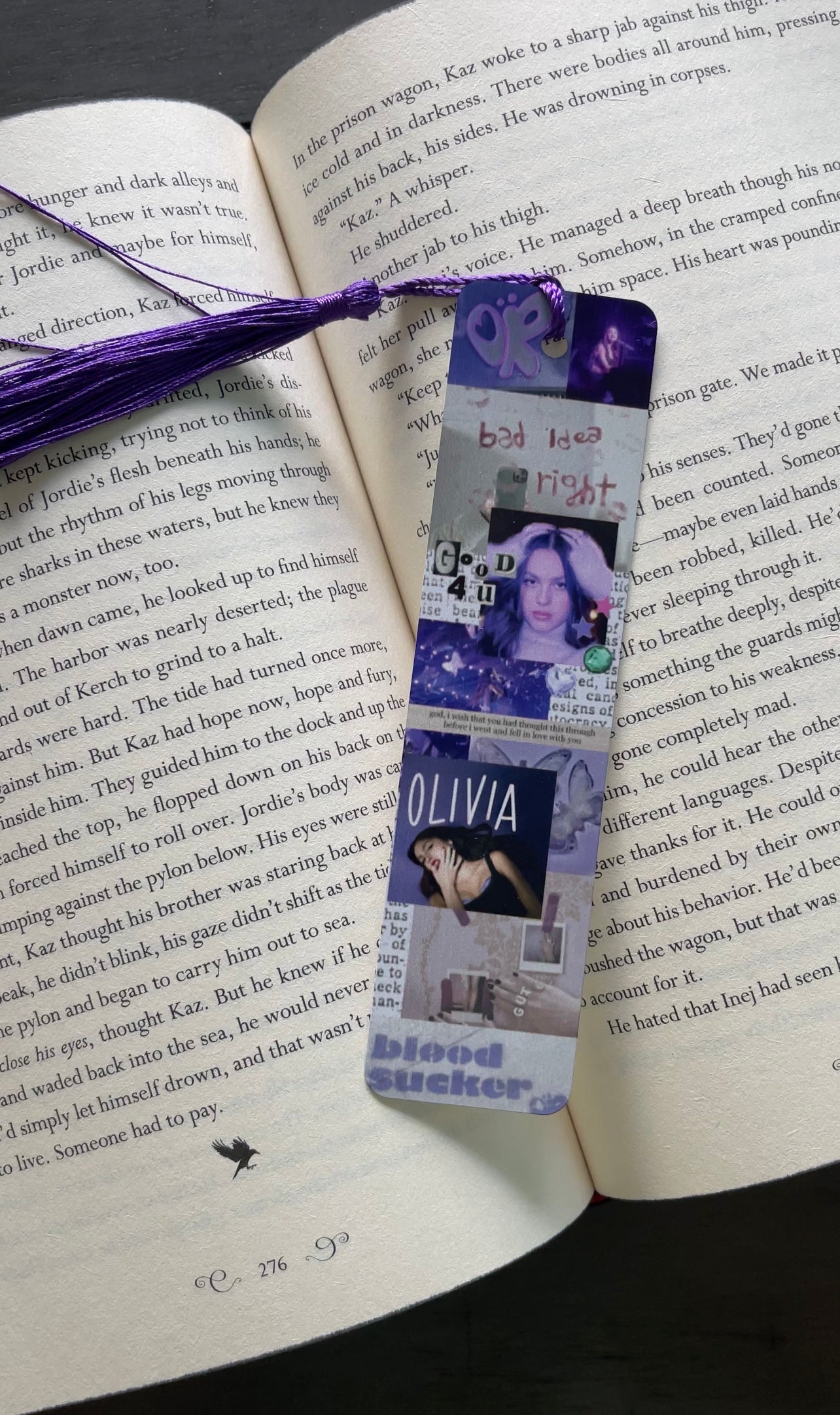 Olivia Rodrigo bookmark