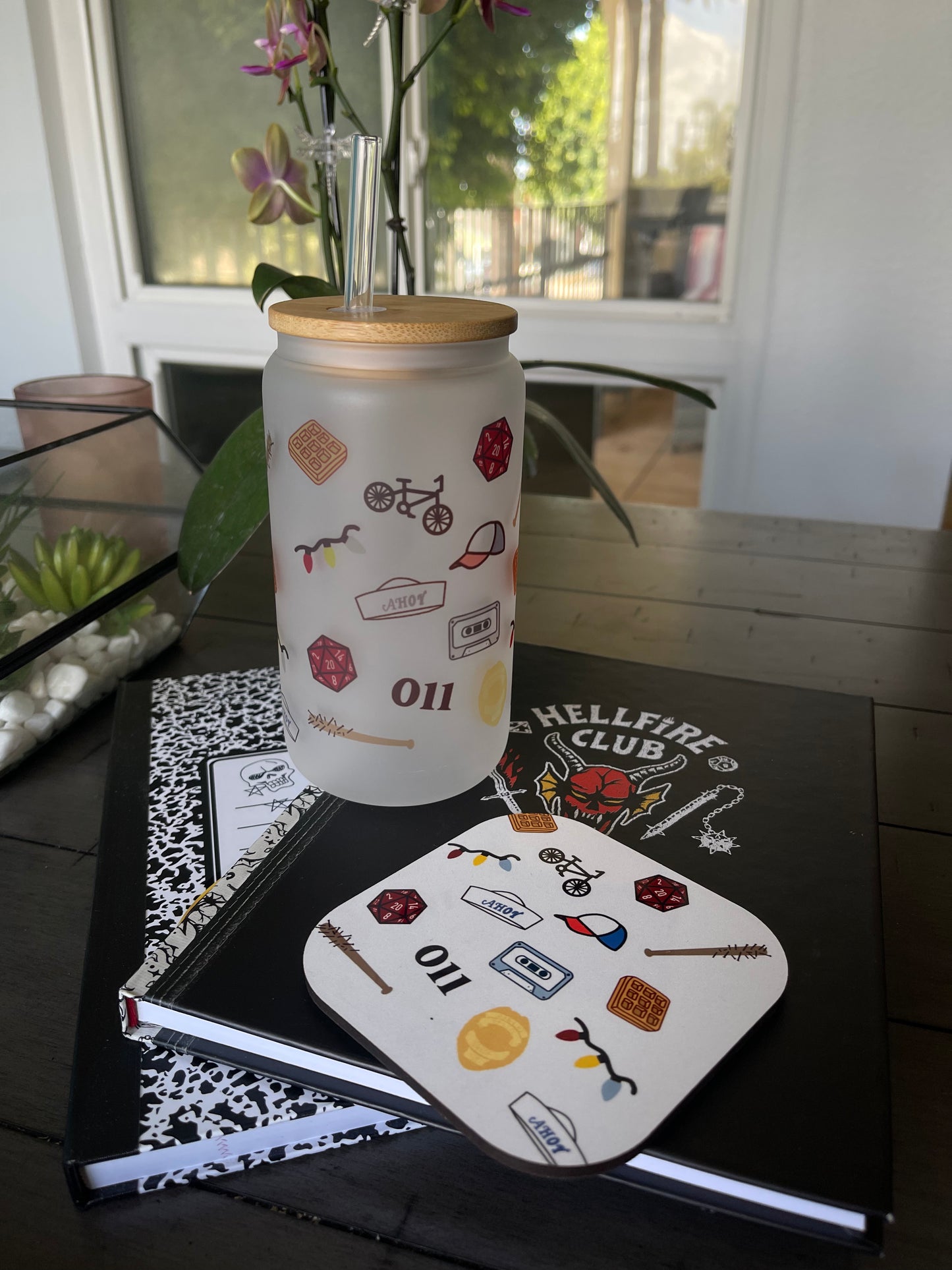 Stranger Things cup + coaster COMBO