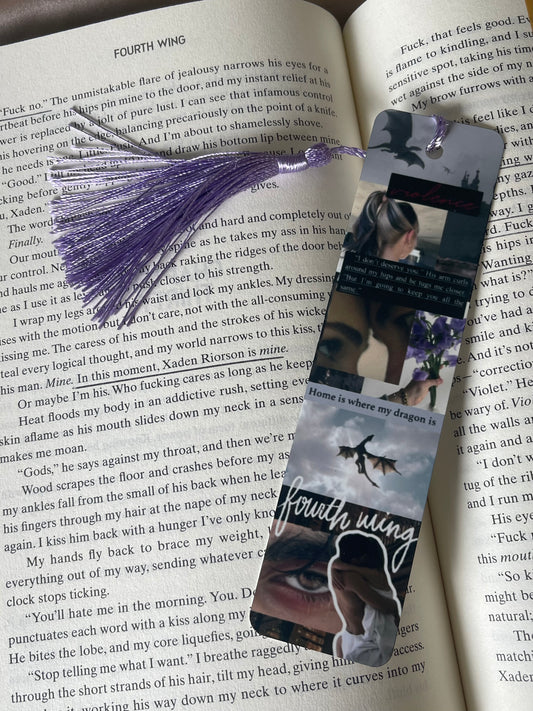 Fourth Wing bookmark