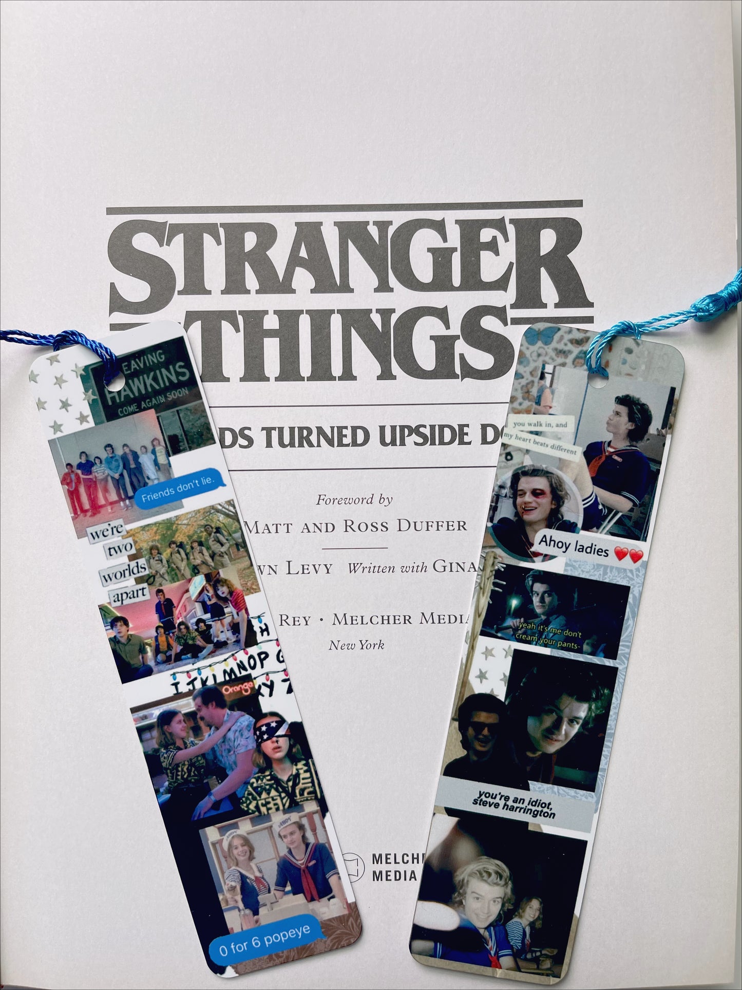 Stranger Things bookmarks