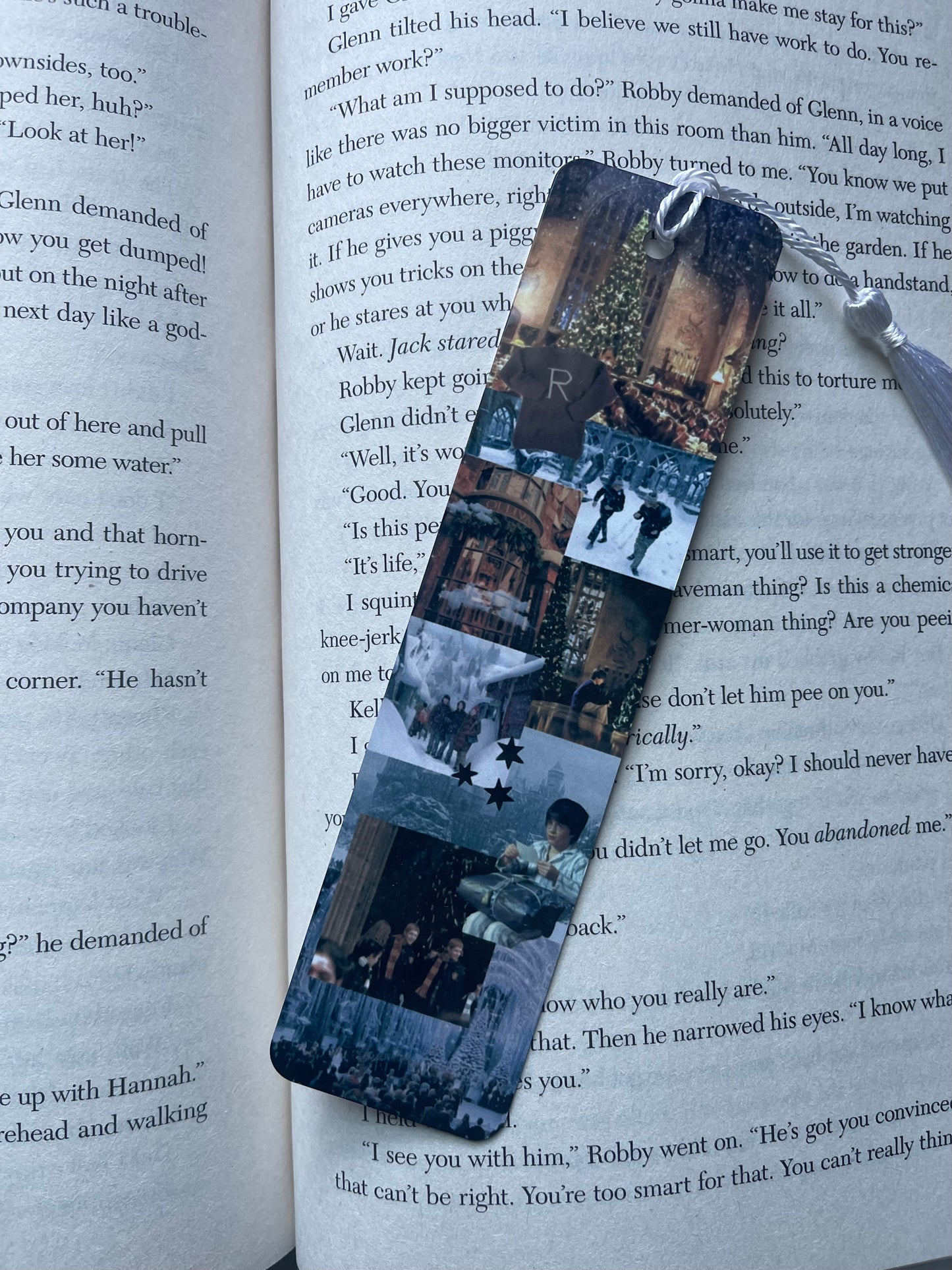 Hogwarts at Christmas bookmark