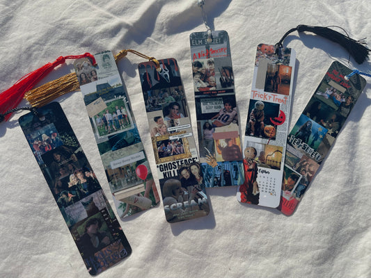 Halloween movie bookmarks