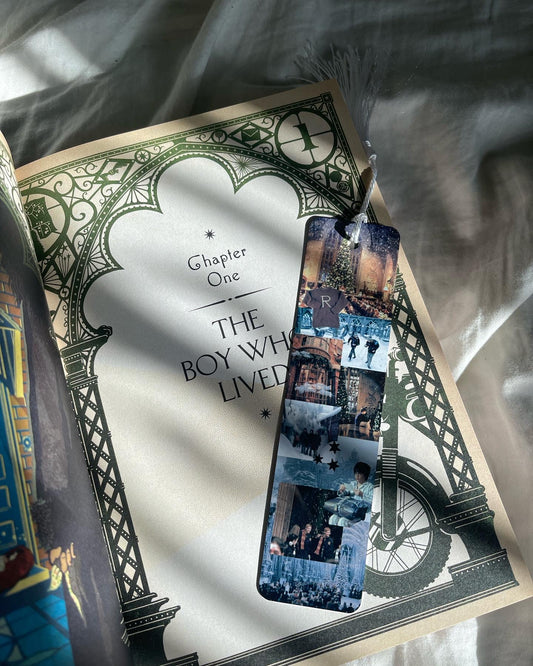 Hogwarts at Christmas bookmark