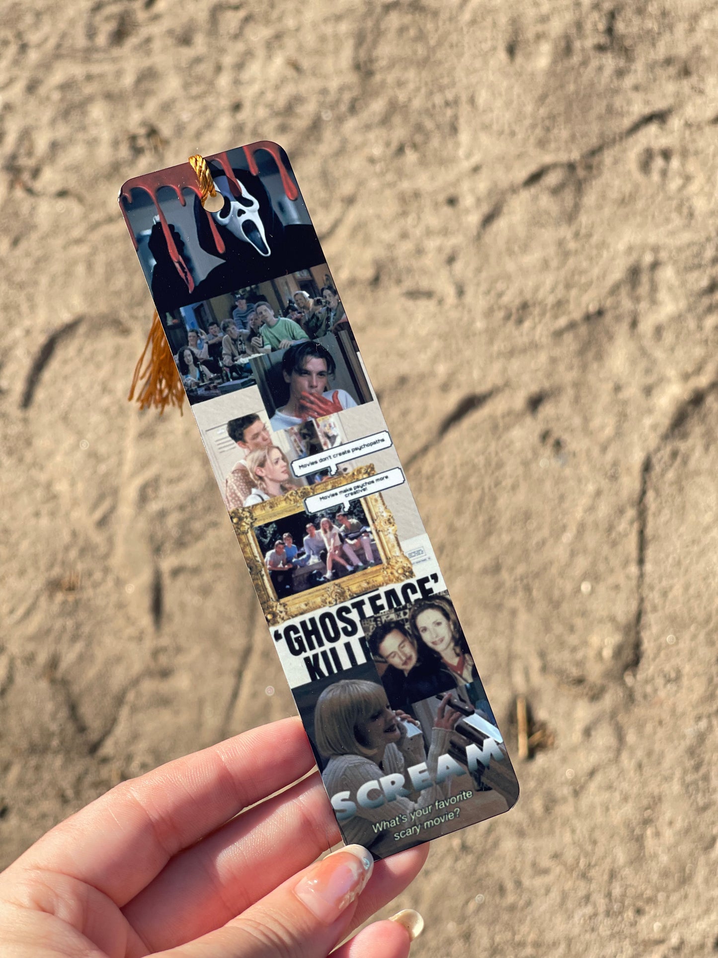 Halloween movie bookmarks