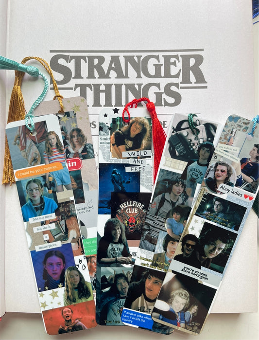 Stranger Things bookmarks