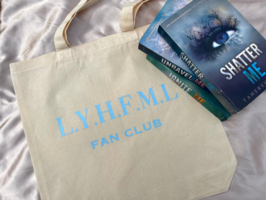 shatter me tote bag